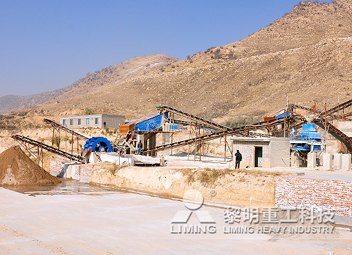 四川彭州河卵石制砂生产线