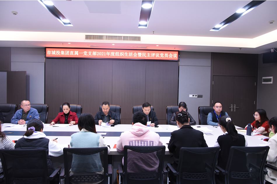 强堡垒 严作风 | 市小新专属集团基层党组织召开2021年度组织生活会